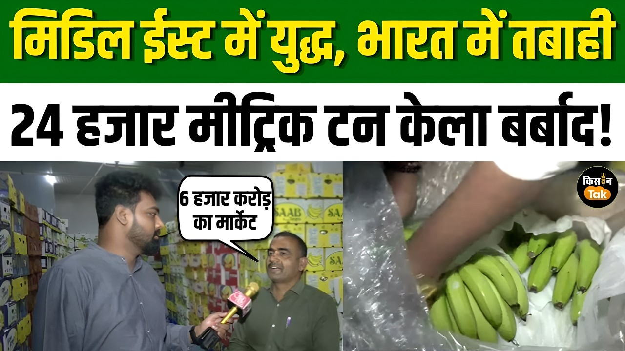Middle East War से भारत में 6 हजार करोड़ का बाजार प्रभावित, किसानों एक्सपोर्टरों की बढ़ी चिंता