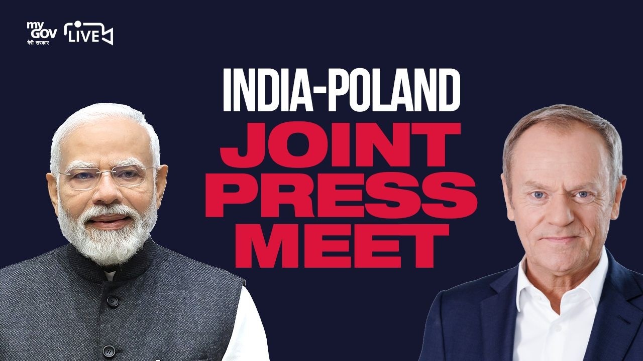 LIVE: PM Modi, Polish PM Donald Tusk attend joint press meet