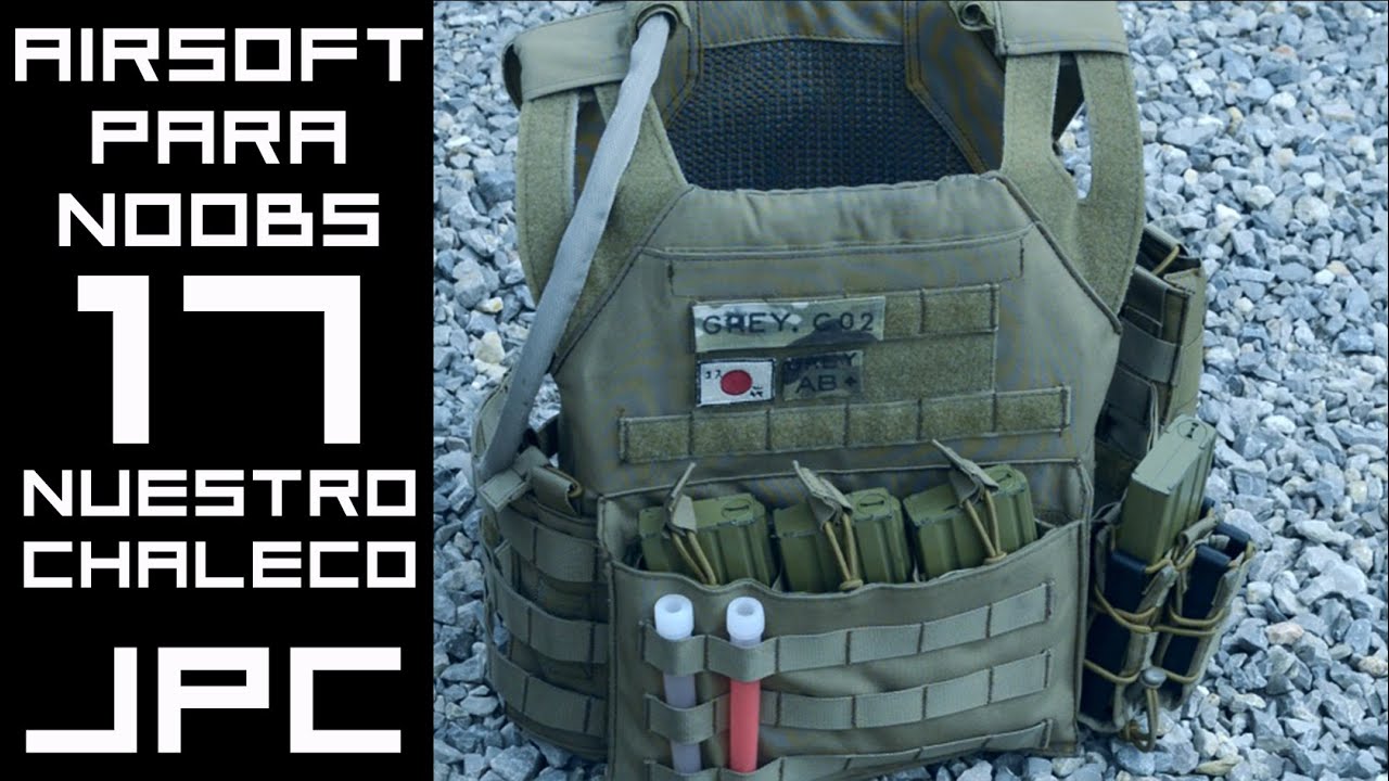 Airsoft para Noobs #17| Nuestro chaleco JPC | Capsule Airsoft España