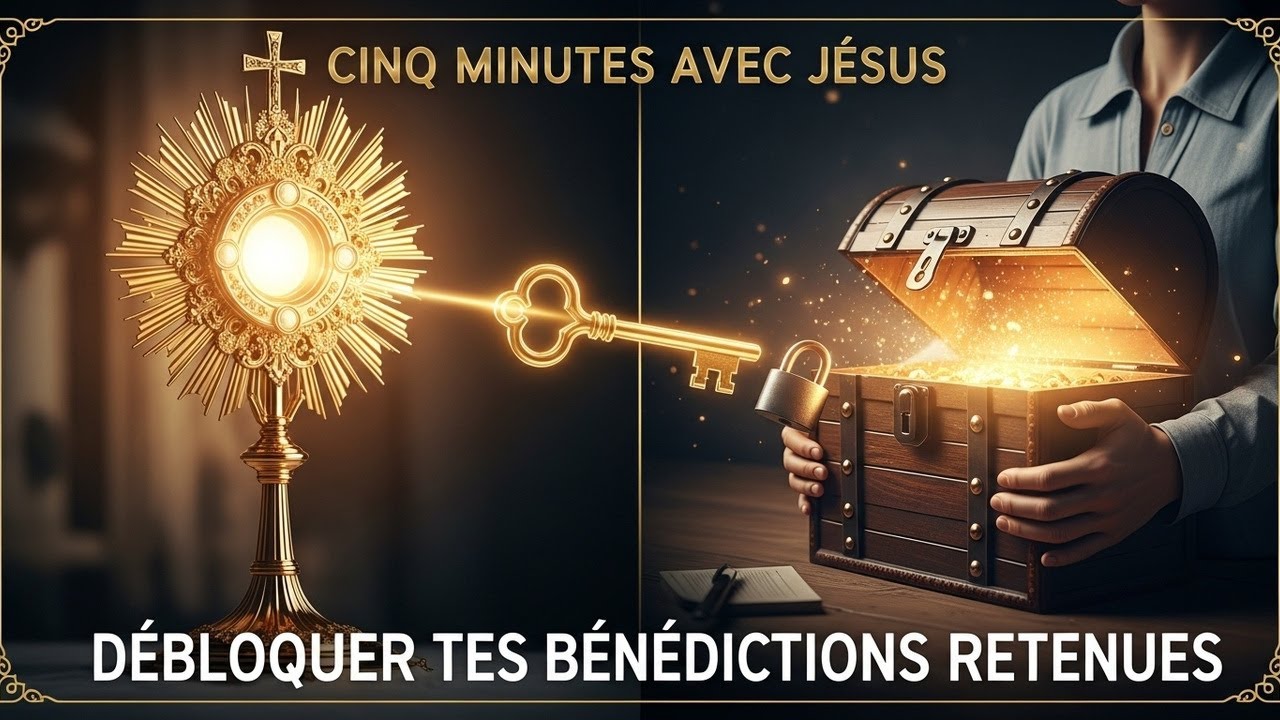 Cinq Minutes avec Jésus au Saint-Sacrement : Débloquer tes Bénédictions Retenues