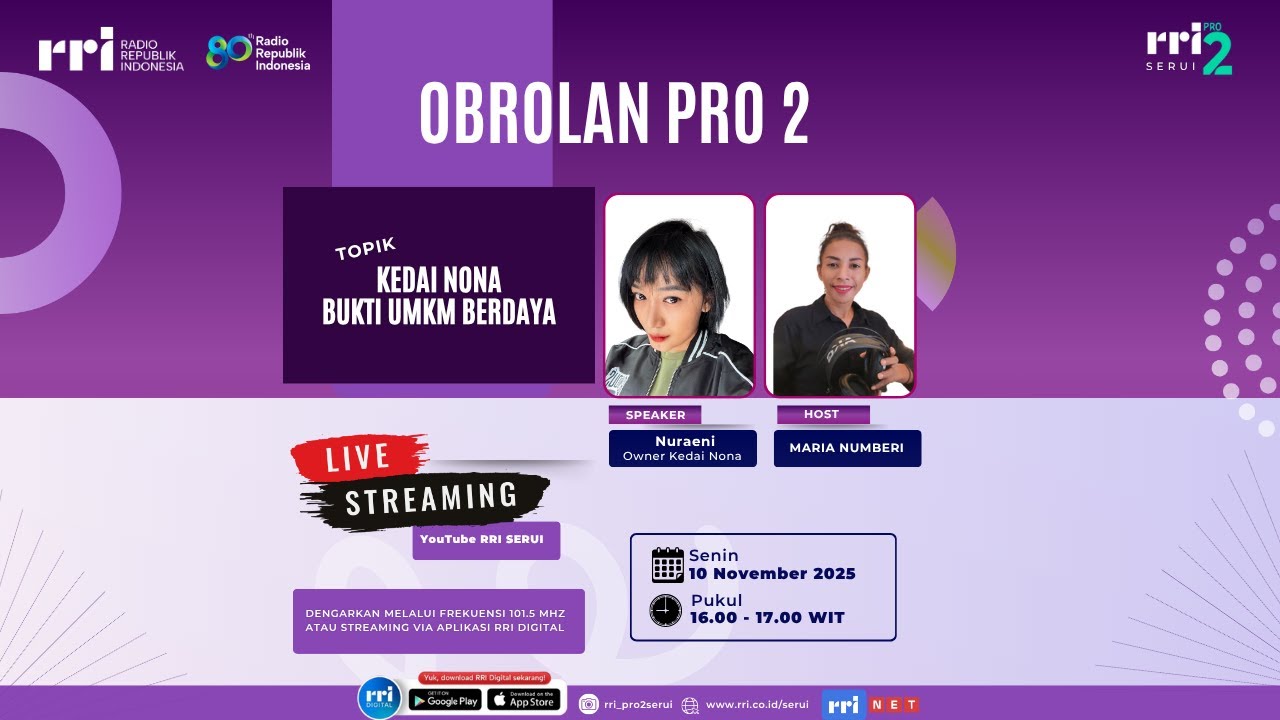 OBROLAN PRO 2 - KEDAI NONA BUKTI UMKM BERDAYA