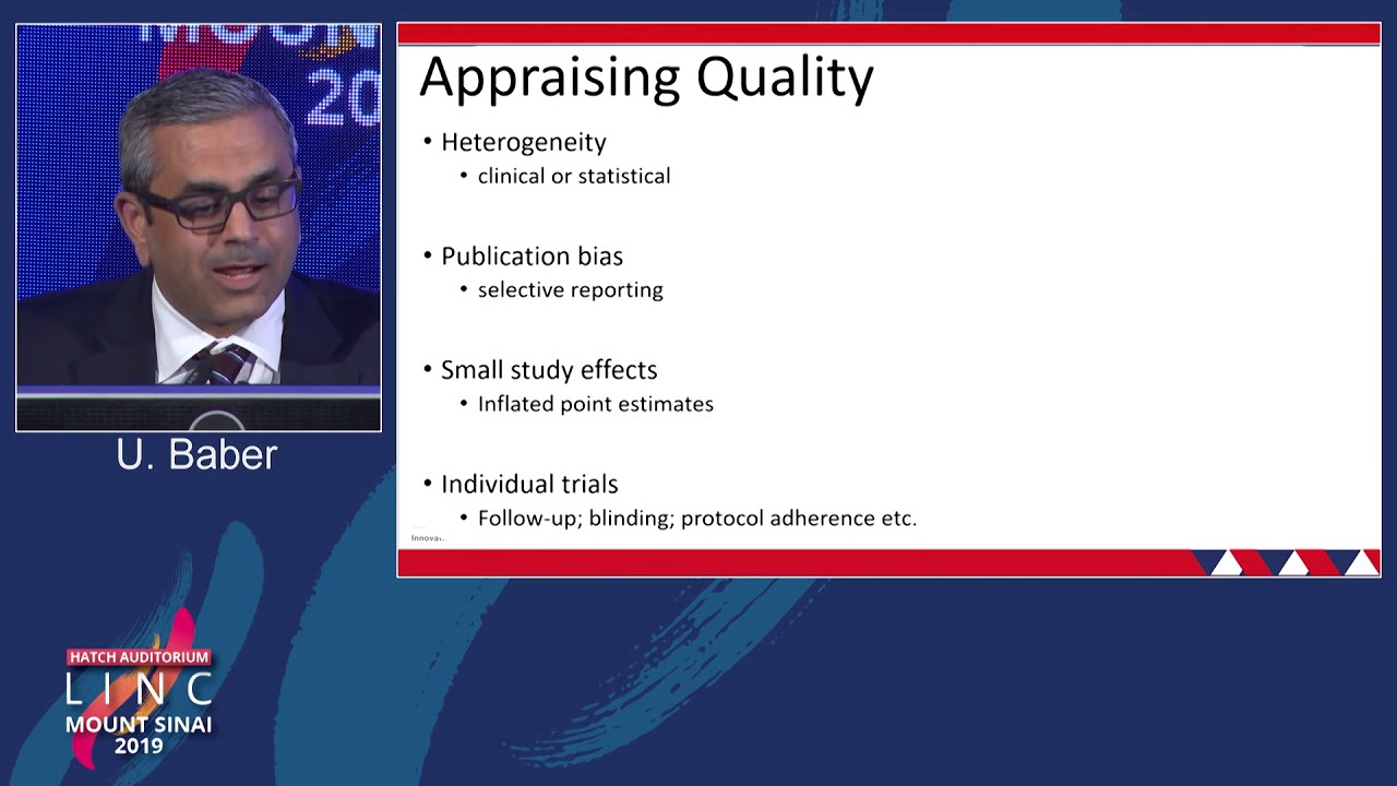 Hatch D1 - Interpretation of Meta-Analysis: Critical Insight for a Clinician  - Dr. Usman Baber