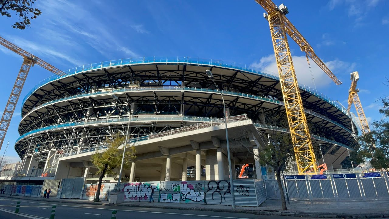 💥Obras Evolución Gol Sur y Lateral! 18/12/25 Spotify Camp Nou 