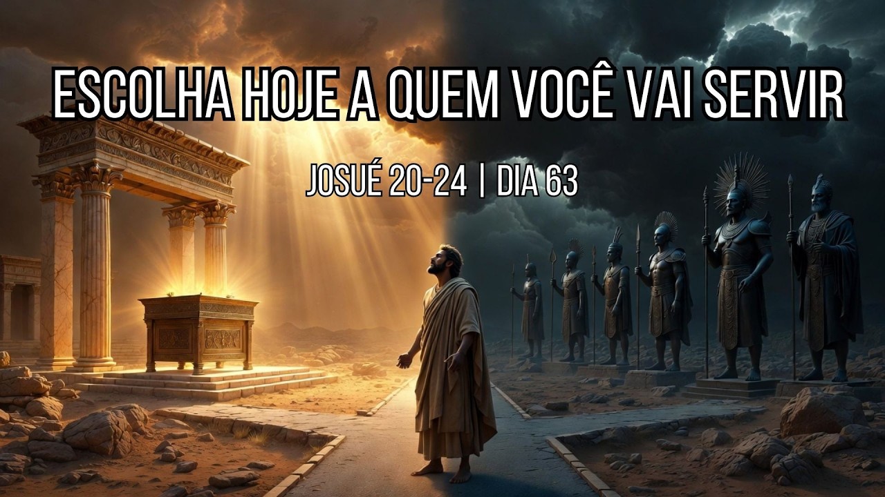Escolha hoje a quem você vai servir | Josué 21-24 | Bíblia em Um Ano Dia 63