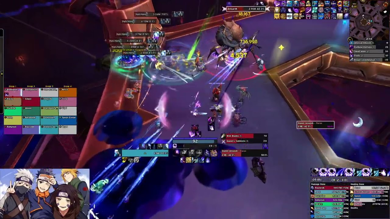 Vault Slappers vs Mythic Queen Ansurek | Arcane Mage PoV