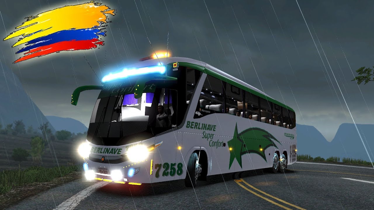 Subiendo El Pescadero De Noche Con Mucha Lluvia!! | Berlinave | Marcopolo G7