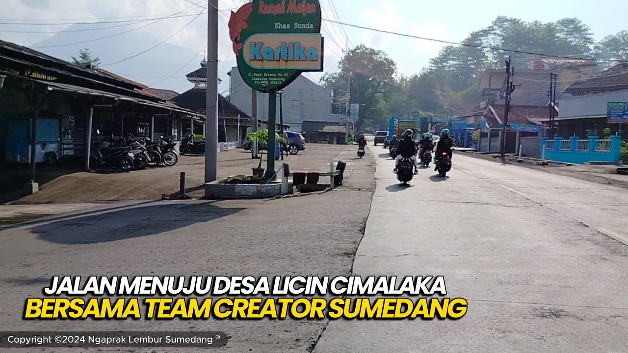 Jalan bareng yuk ke Wilayah Cimalaka Jalan Raya Tanjungkerta Sumedang