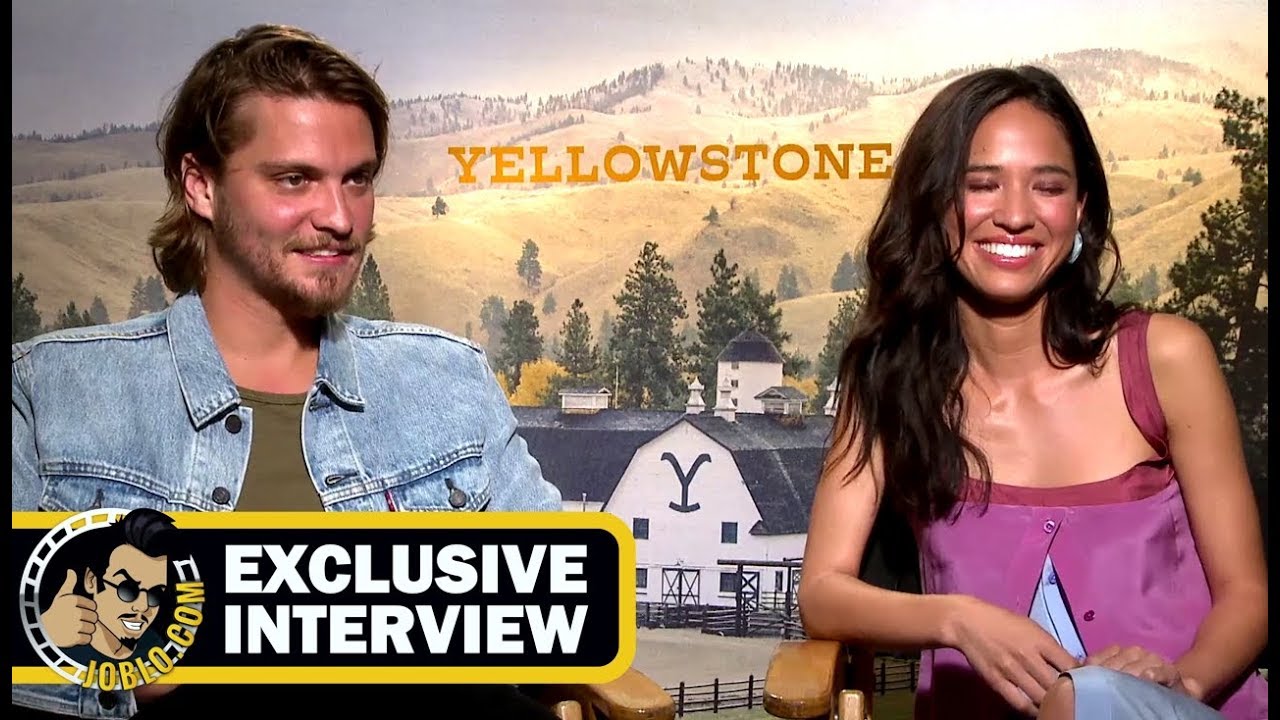 Luke Grimes and Kelsey Asbille YELLOWSTONE Interview! (JoBlo.com Exclusive)