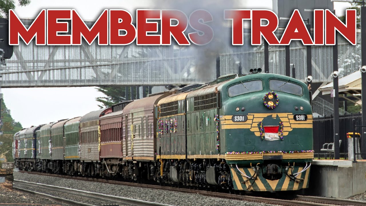 Back-to-back S Class Diesels! (Steamrail's 2024 Members Train to Wycheproof) | S301 & S313