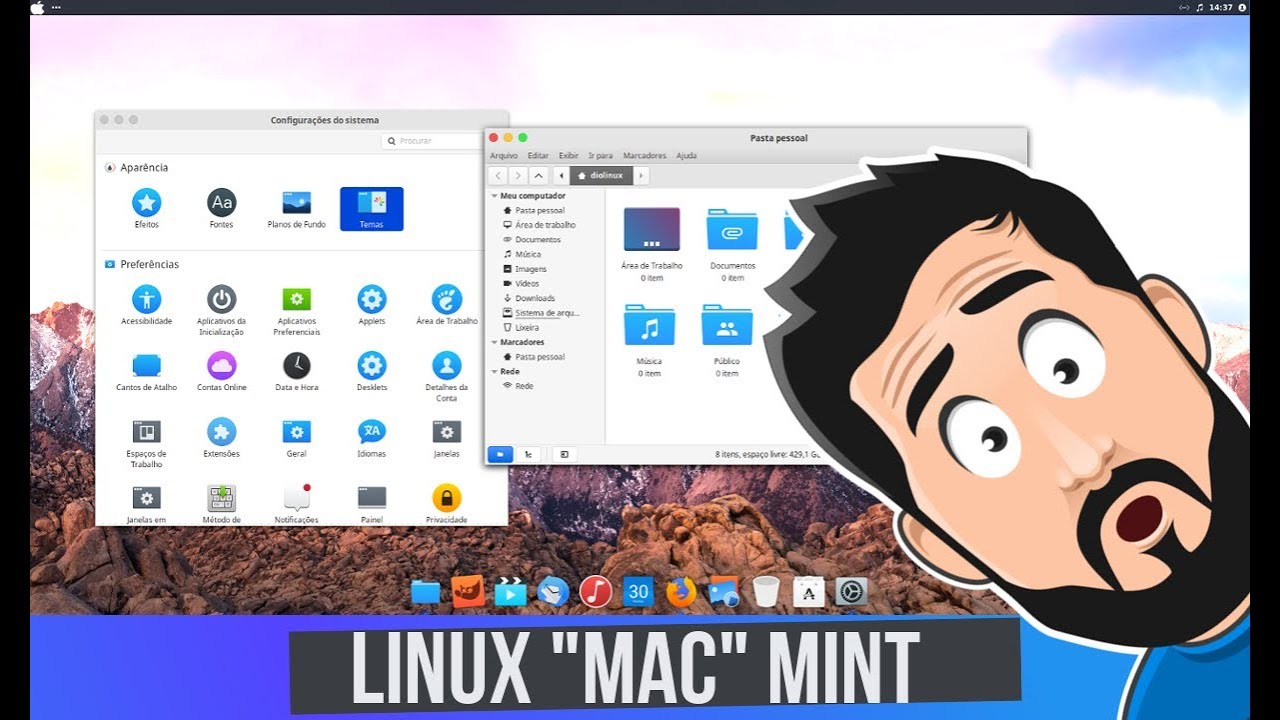 Como deixar o Linux Mint com o visual do macOS da Apple - Tutorial completo