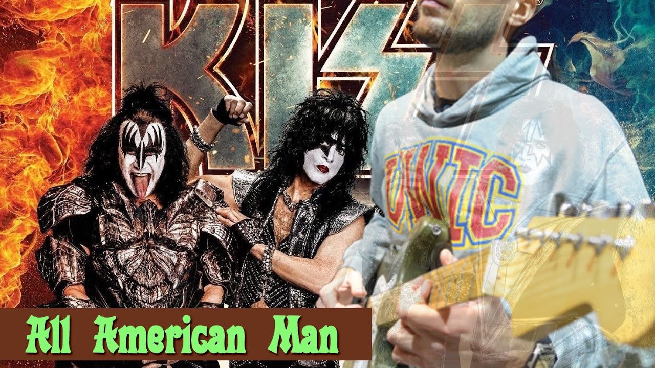 Kiss - All American Man (guitar lesson + TAB)