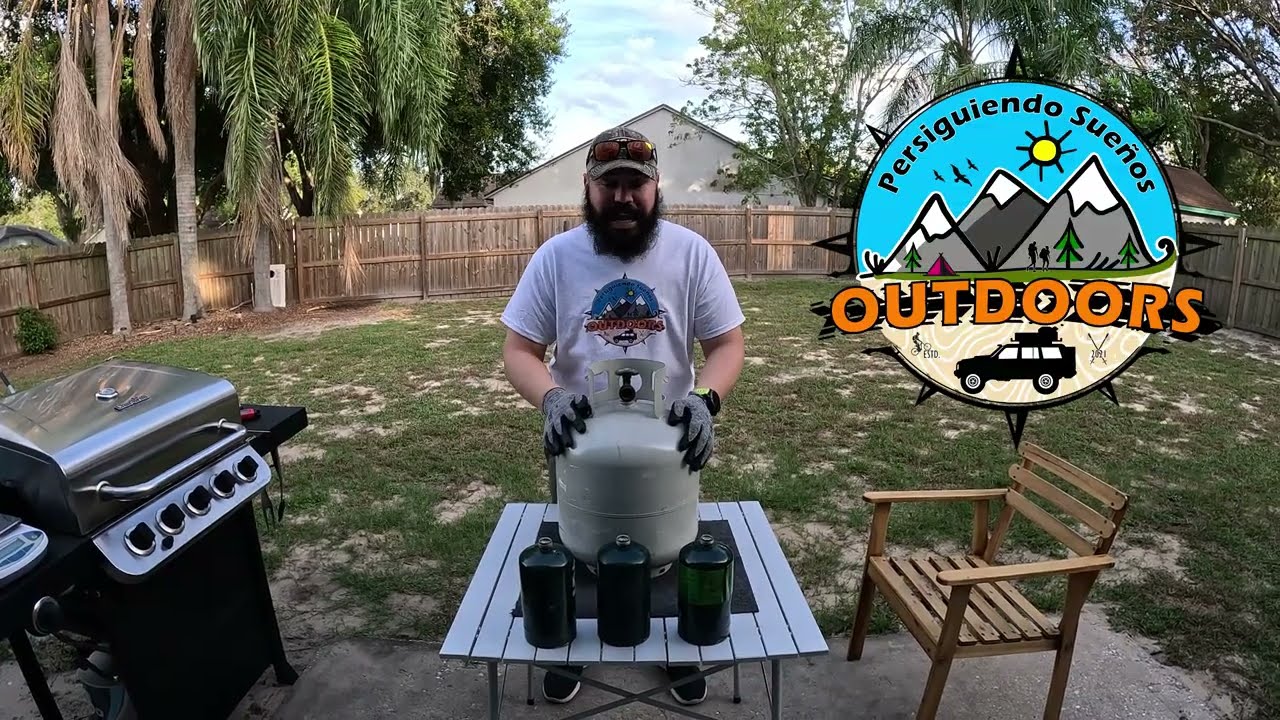COMO RELLENAR TANQUE DE GAS de 1 LIBRA para Acampar y Overland DIY