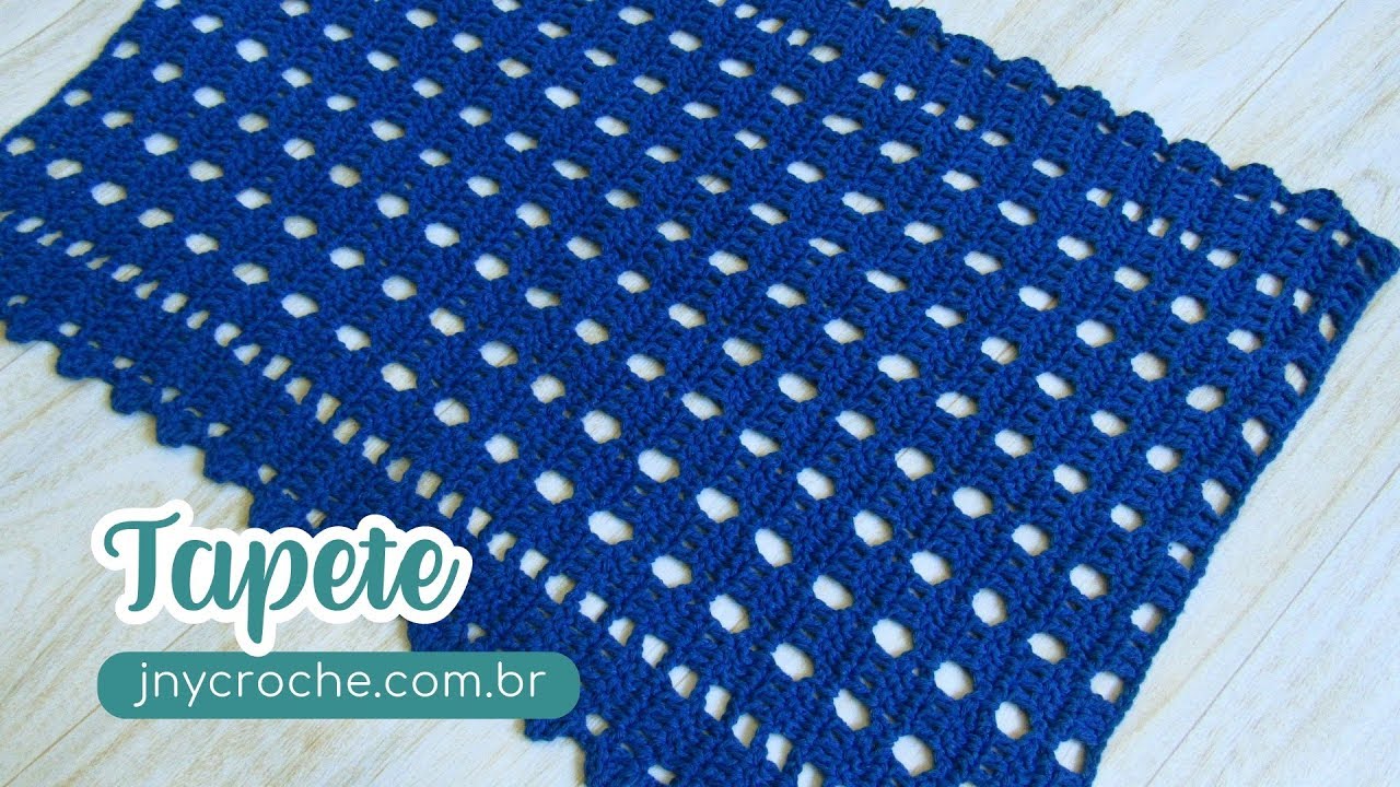 TAPETE DE CROCHÊ SIMPLES E FÁCIL PARA COZINHA | PASSO A PASSO - JNY Crochê | #croche #tapetes