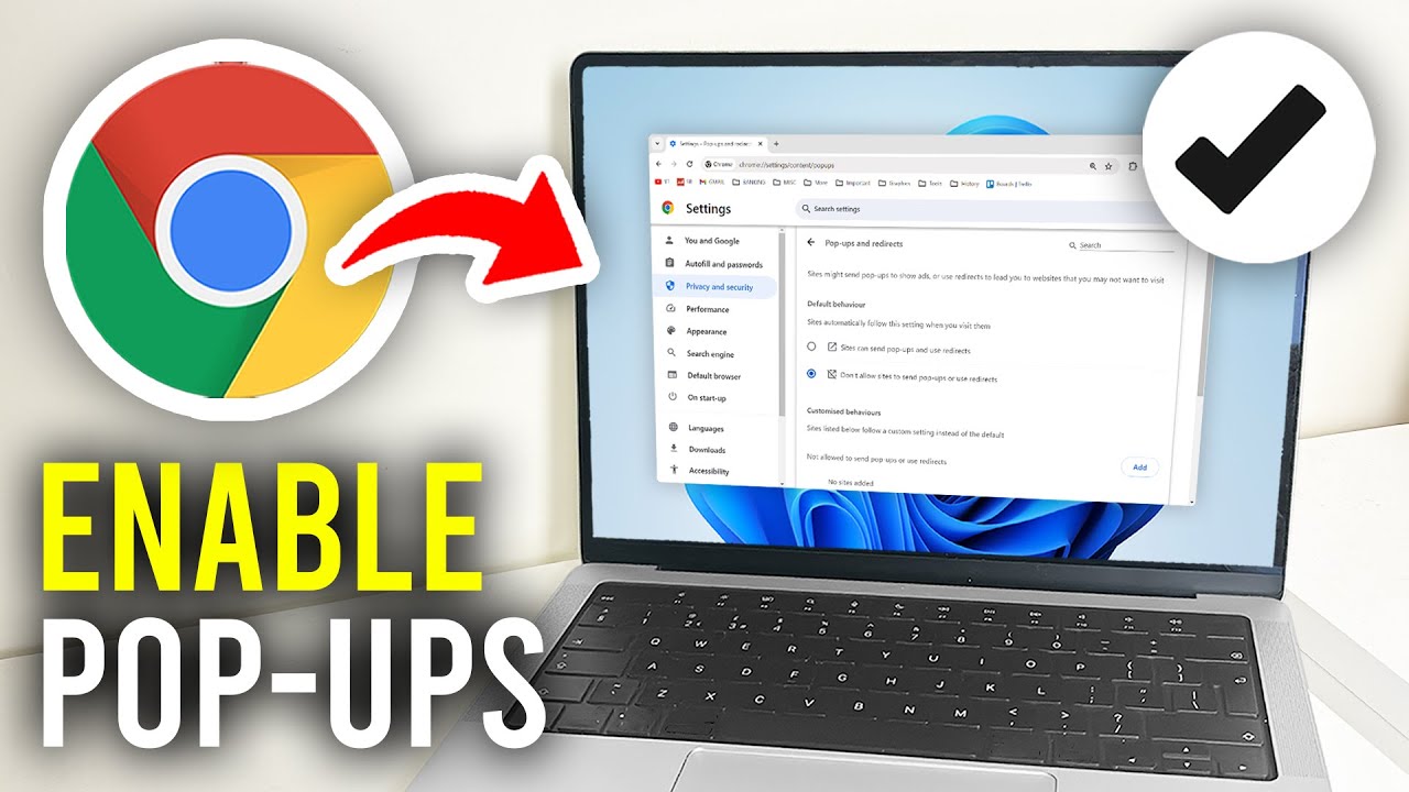 How To Enable Pop Ups In Google Chrome - Full Guide