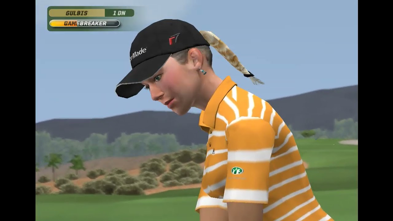 Tiger Woods PGA Tour 06 Challenge Natalie Gulbis - PS2 PlayStation 2 Game Play