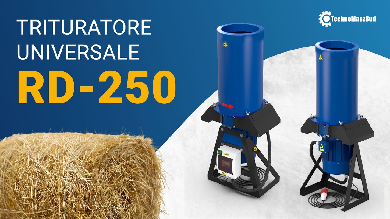 Trituratore universale per fieno, paglia e cereali RD-250 | Frantumazione della paglia