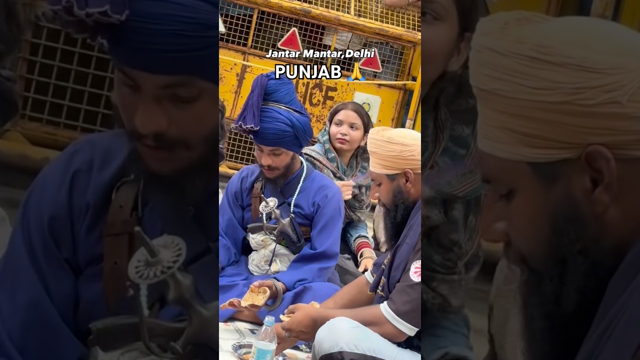 🪯Nihang Singh #cjp #nihangsingh #hawk #india #protest #viral #delhi #public