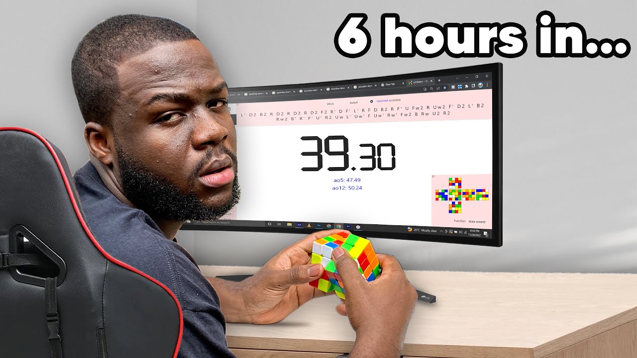 Nonstop Cubing Until I Break My Record
