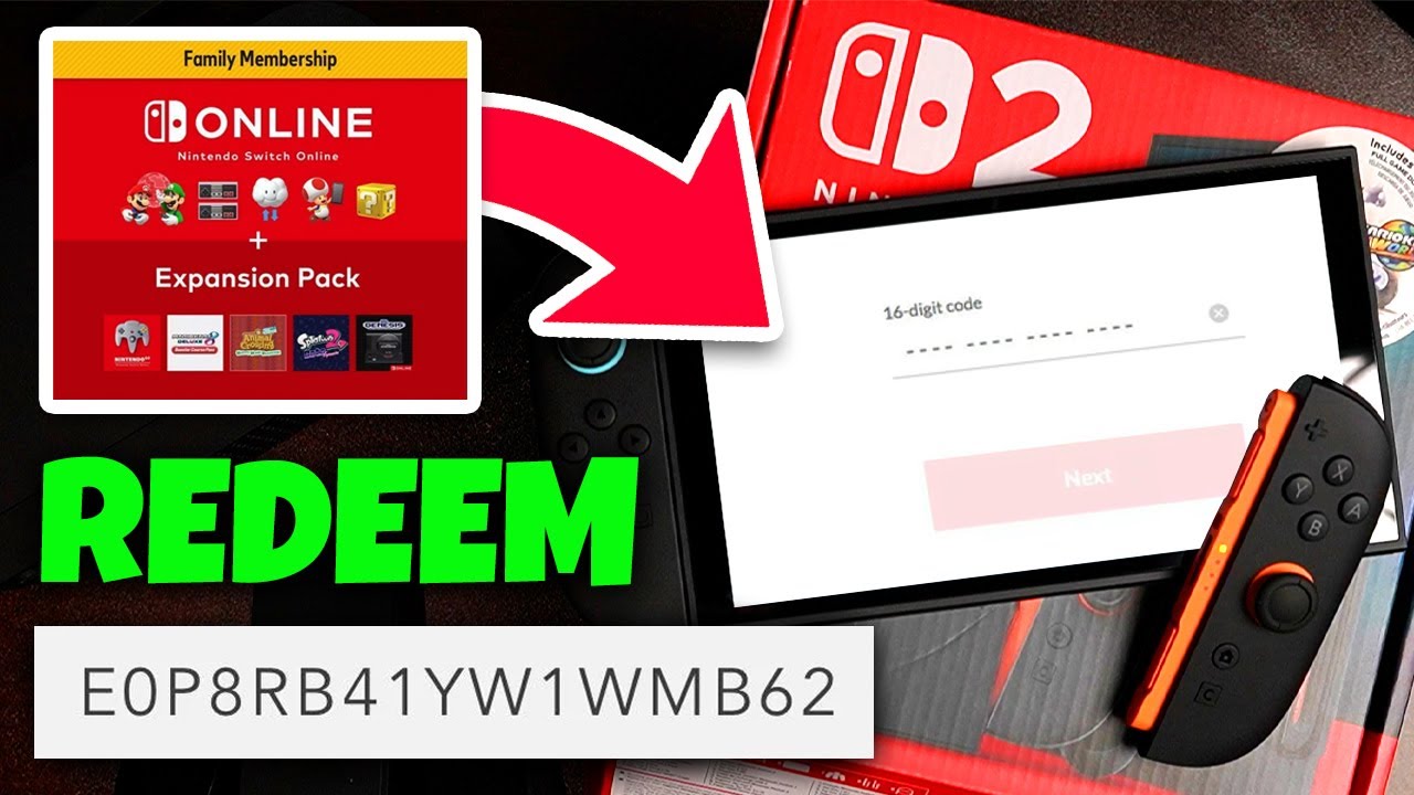 How to Redeem Online Membership Card on Switch 2 (+ Expansion Pack)