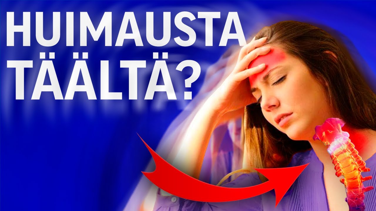 Voiko huimaus johtua NISKASTA ja MISTÄ huimauksen TUNNE JOHTUU?