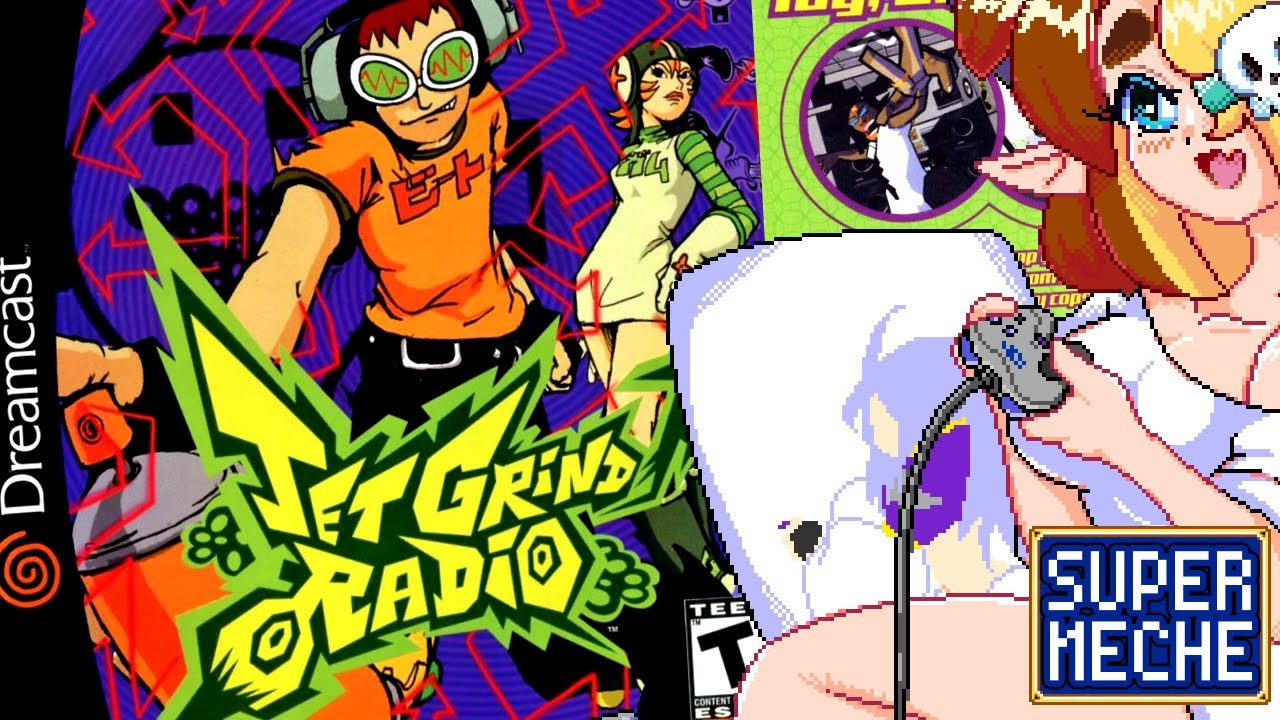 #3【Jet Set Radio ジェットセットラジオ】now with a working controller!「Dreamcast」