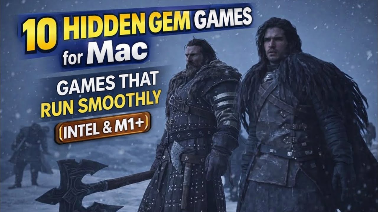 10 Free Games That Run Smoothly on Any Mac 💻 | AppStore Free Games for macOS (intel&m1+)