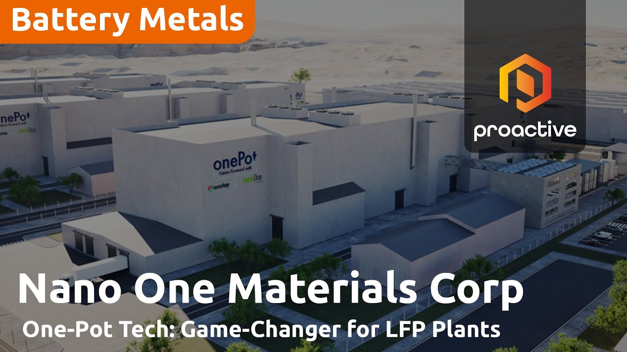 Nano One highlights cost-saving potential of One-Pot Process and advances modular plant design