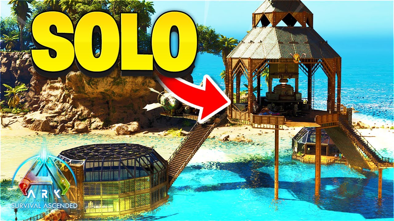 My SOLO ARK Base is BIGGER Than Most Tribes Main base! [Ep11]