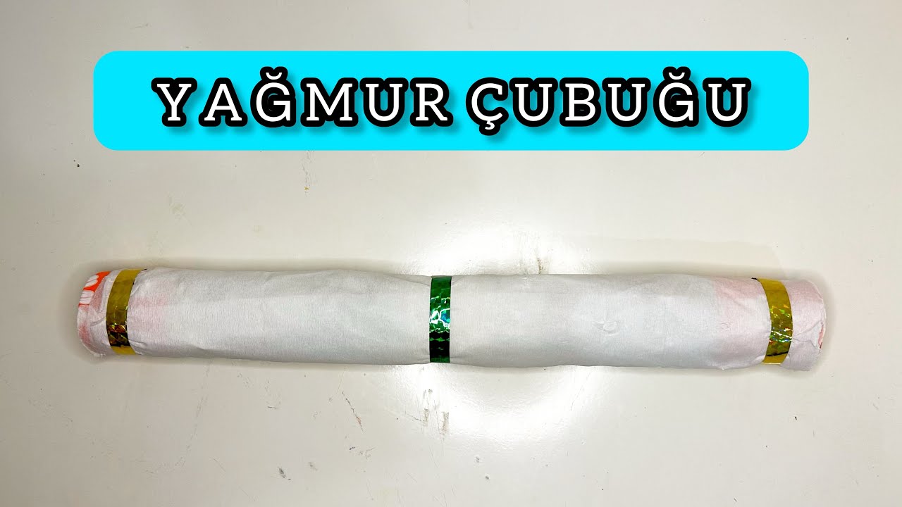 RAİNSTİCK / YAĞMUR ÇUBUĞU / MÜZİK ALETİ YAPIMI / RİTİM ALETİ