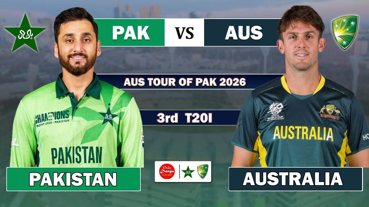 PAKISTAN vs AUSTRALIA 3RD T20 MATCH LIVE | AUS vs PAK LIVE MATCH COMMENTARY