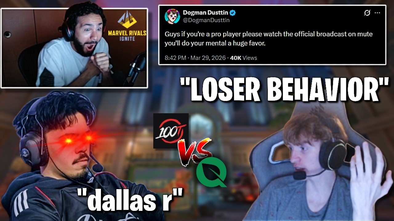 HEATED and DRAMA between Players and Casters | 100T vs FLYQ | Preseason 2026 GROUP STAGE