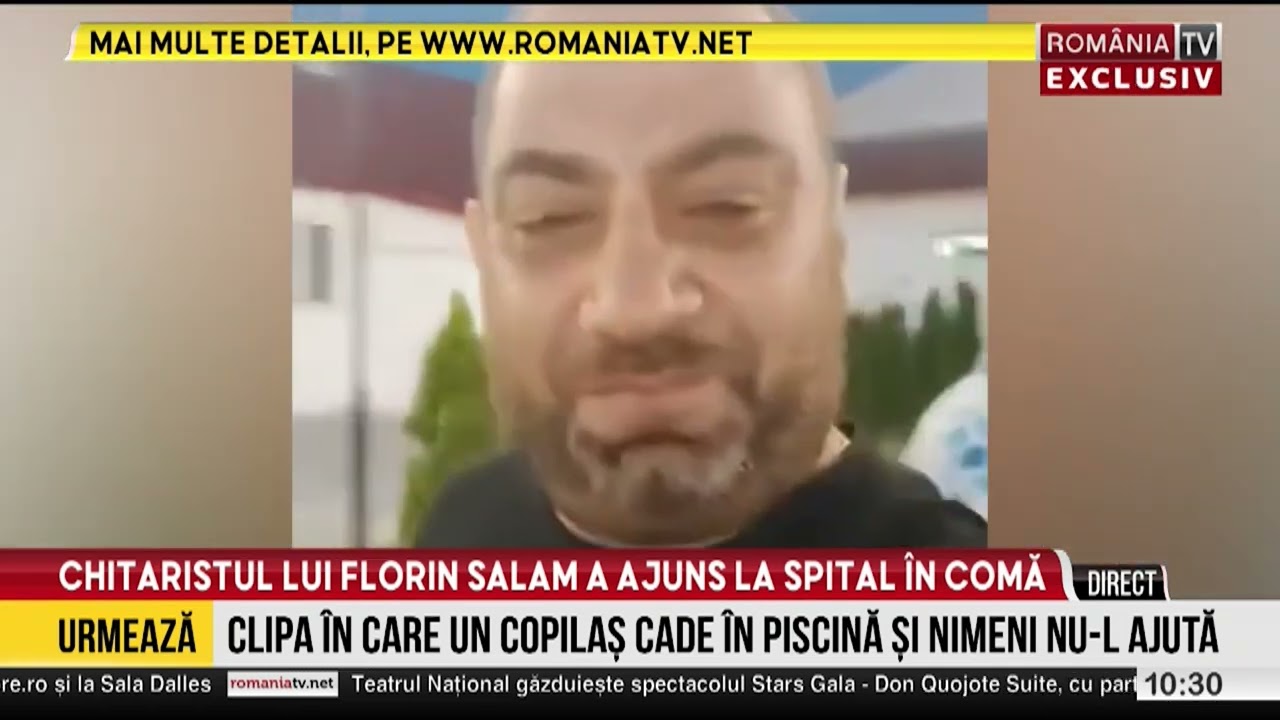 Chitaristul lui Florin Salam a ajuns in coma la spital