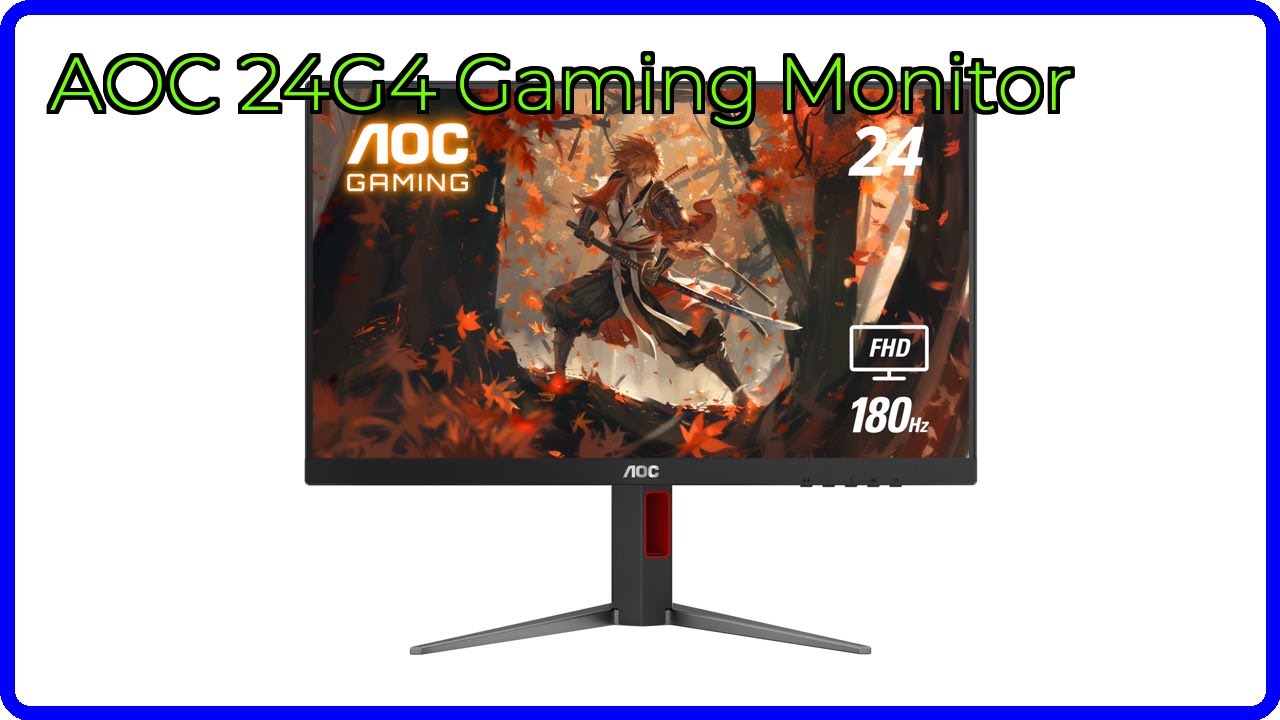REVIEW (2026): AOC 24G4 Gaming Monitor. ESSENTIAL details.