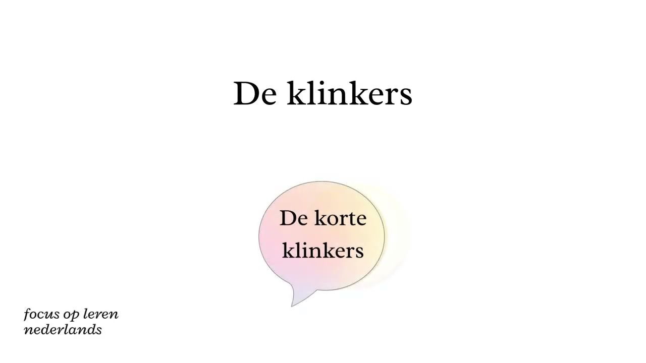 Leer Nederlandse klinkers eenvoudig – NT2 korte & lange klinkers 🎨