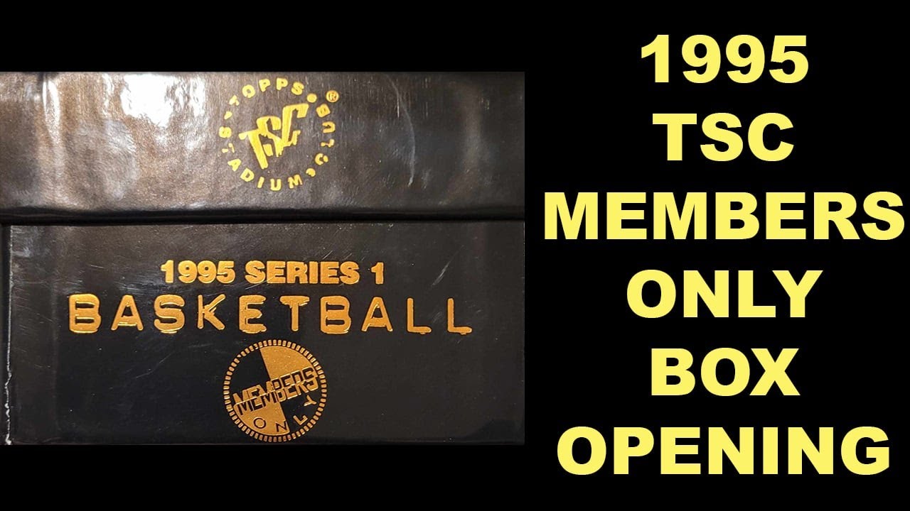 1995 Stadium Club Basketball Members Only Series 1- Box Opening - Michael Jordan Warp Speed