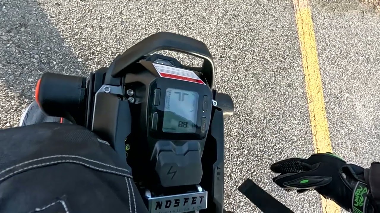 Nosfet APEX Testing out the NEW Michelin Street Pilot 2 Tire acclimate EUC Electric Unicycle