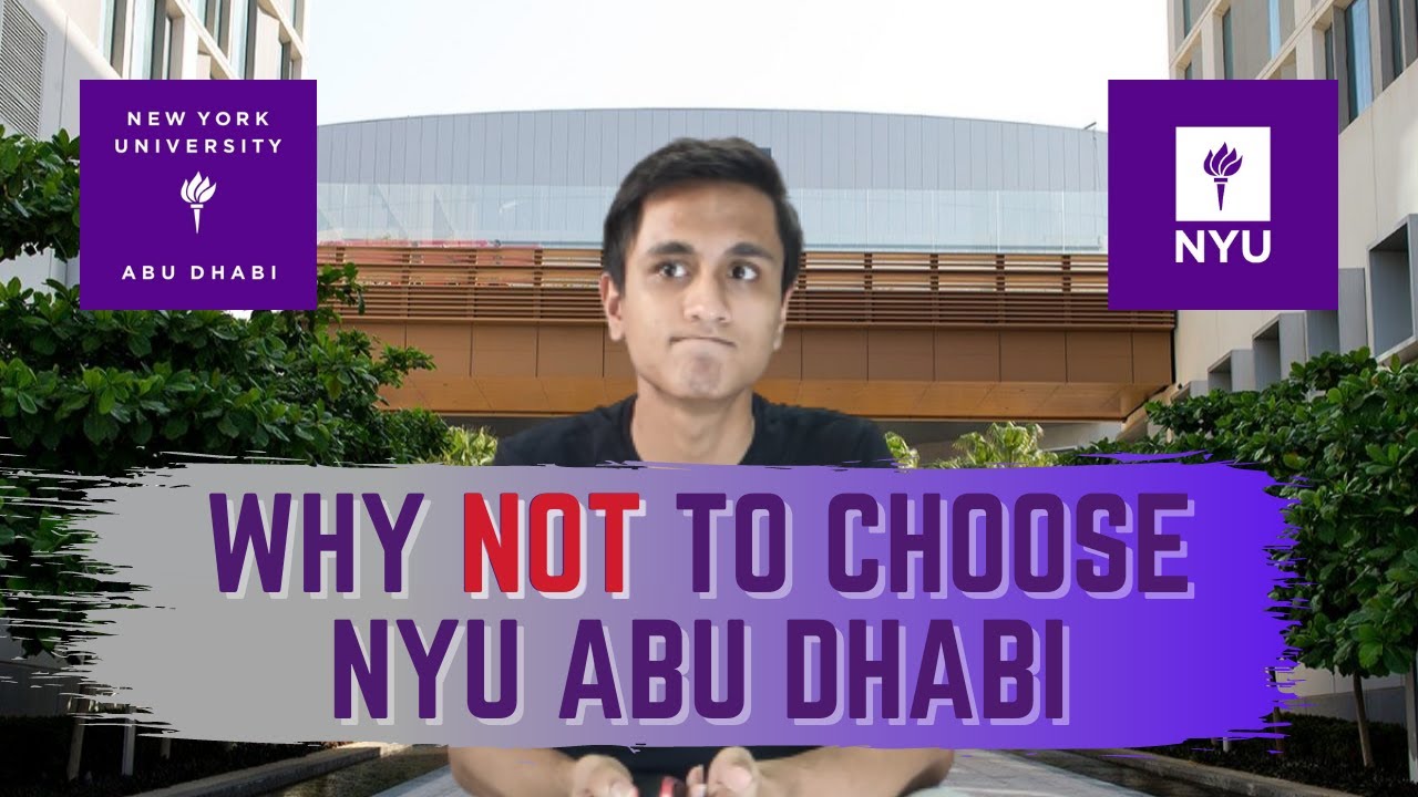 Why NOT to Choose NYUAD