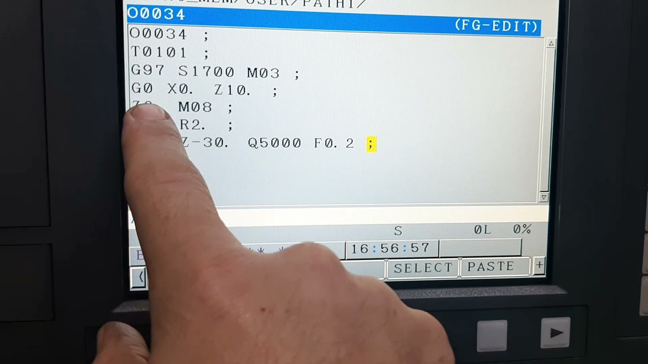 CNC TORNADA KADEMELİ DELİK DELME #G74 #CNC #TORNA #FANUC