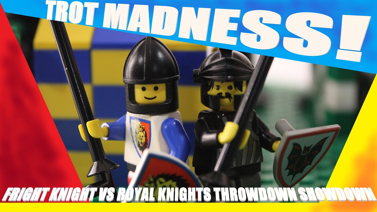 ROYAL KNIGHTS VS FRIGHT KNIGHTS! TROT MADNESS 2023 EP:03 Vintage LEGO Castle Jousting Tournament!