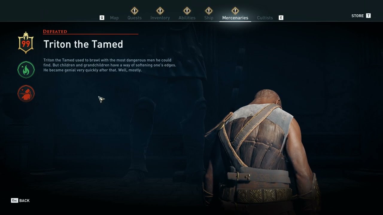 Assassins Creed Odyssey: Killing a Level 99 Mercenary at Level 51