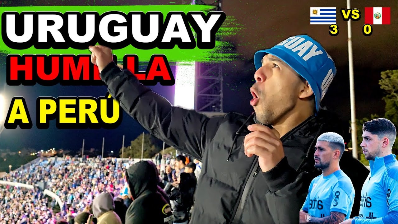 HUMILLACIÓN DE URUGUAY A PERÚ | Vivimos la CLASIFICACIÓN DE URUGUAY AL MUNDIAL DE FÚTBOL 