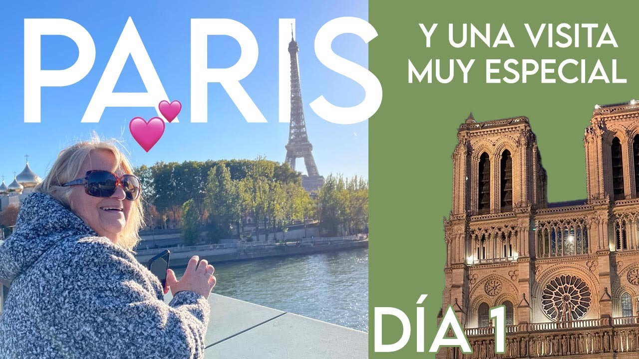 RUTA A PIE en PARÍS |  Torre Eiffel, Louvre y Notre Dame | DÍA 1 #paris2024