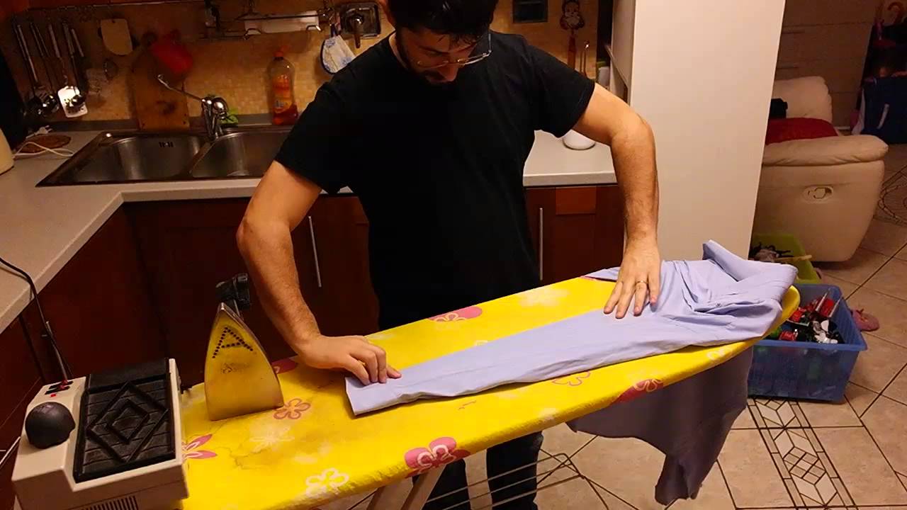 ma tu la sai stirare una camicia ?