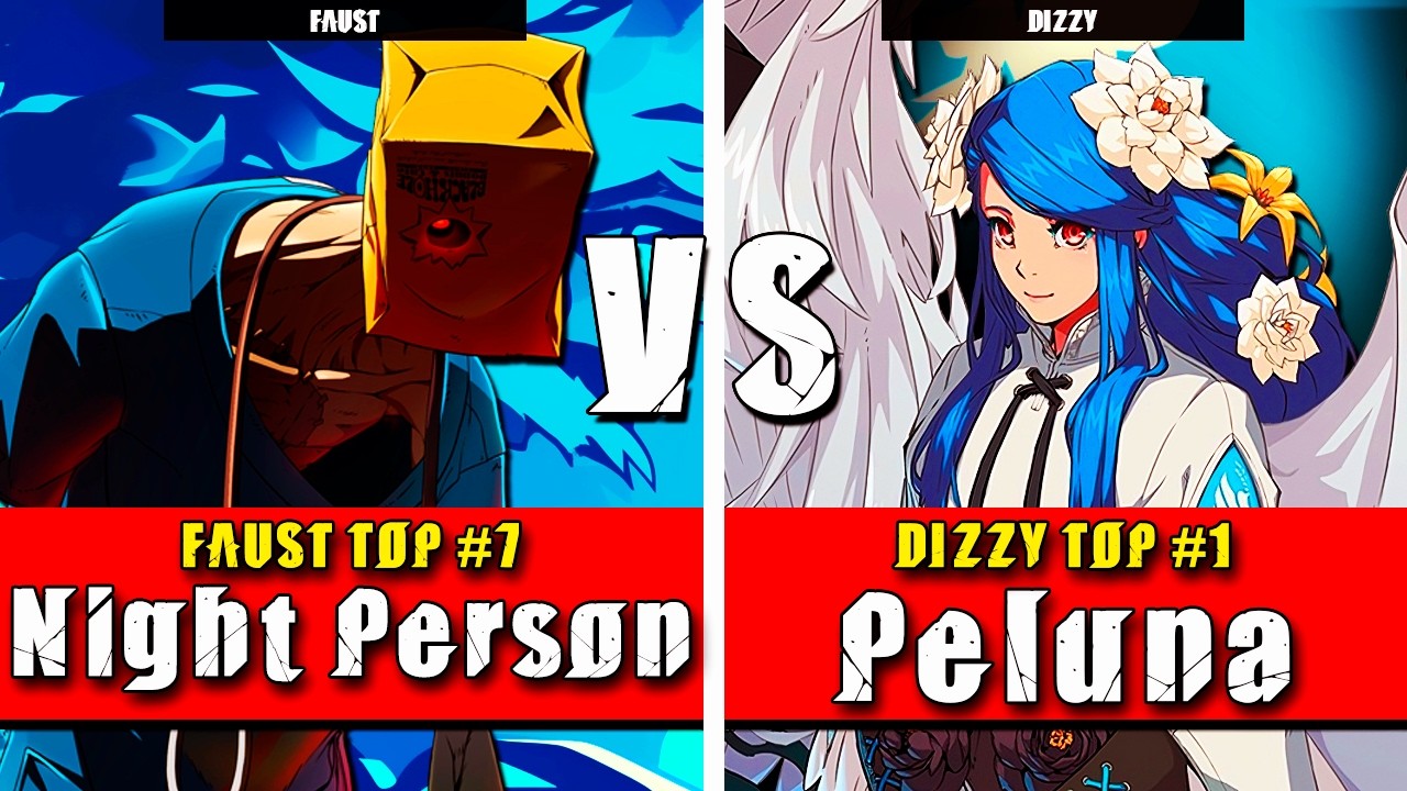 GGST | Night Person (Faust) VS Peluna (Dizzy) | Guilty Gear Strive High level gameplay