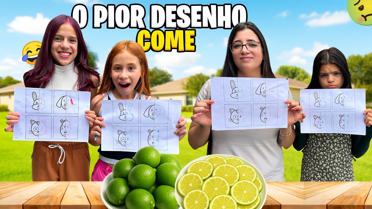 Quem completar o PIOR O DESENHO COME*Qual ficou pior? (KetlynMusketo)