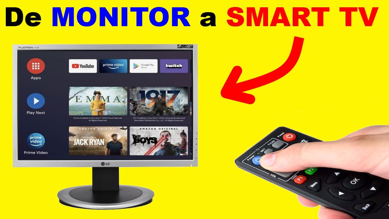 Convierte Cualquier MONITOR en SMART TV con Simple TRUCO!