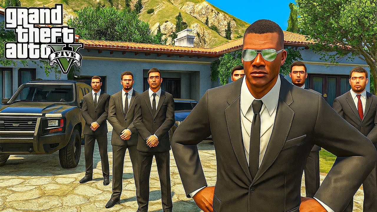 J'ai Engagé 10 GARDE DU CORPS Pour Protéger Franklin | GTA 5 Mods