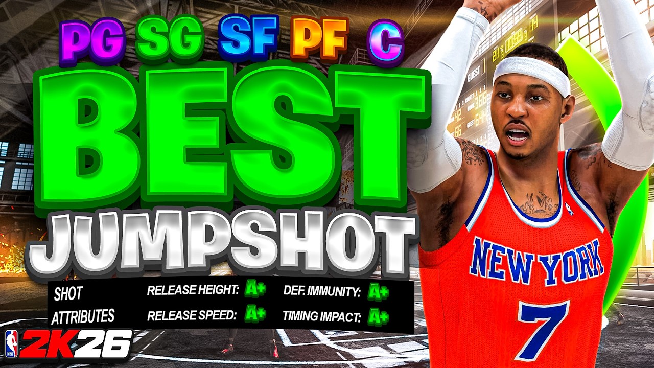BEST JUMPSHOTS for ALL BUILDS & 3PT RATINGS in NBA 2K26! BIGGEST GREEN WINDOW