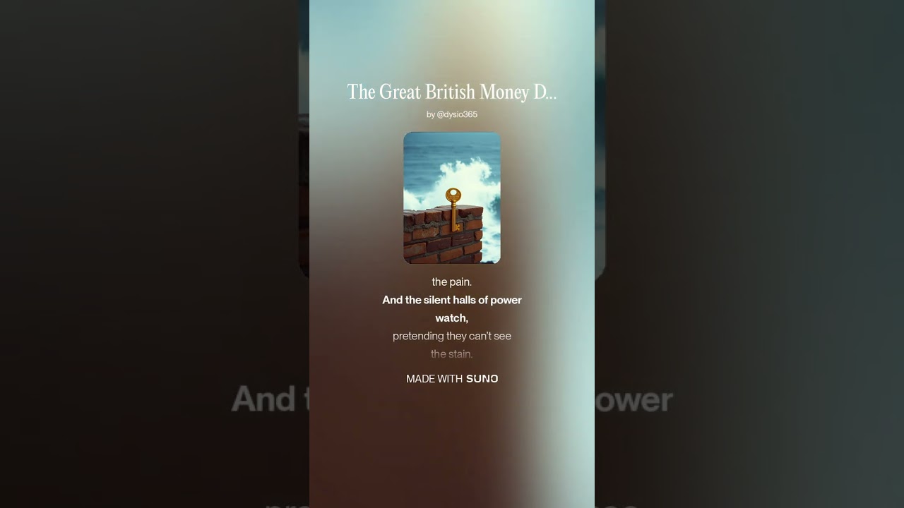 The Great British Money Drain - dysio365 #MadeInUK #BritainToday#LifeInUK#OnlyInBritain#GreatBritain