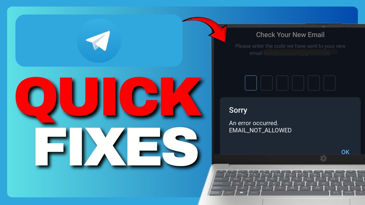 How to Fix Email Not Allowed on Telegram (Full Guide) 2026!